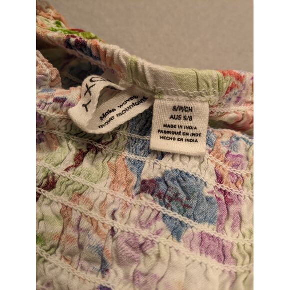 Roxy Halter Tank Women's Small Floral Stretch Y2K Boho Summer fun EUC‎ - Picture 9 of 10